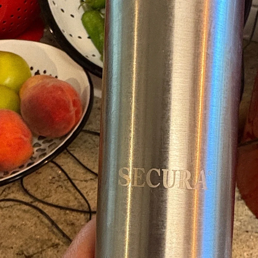 Stainless Steel Electric Wine Opener with Blue LED Light
